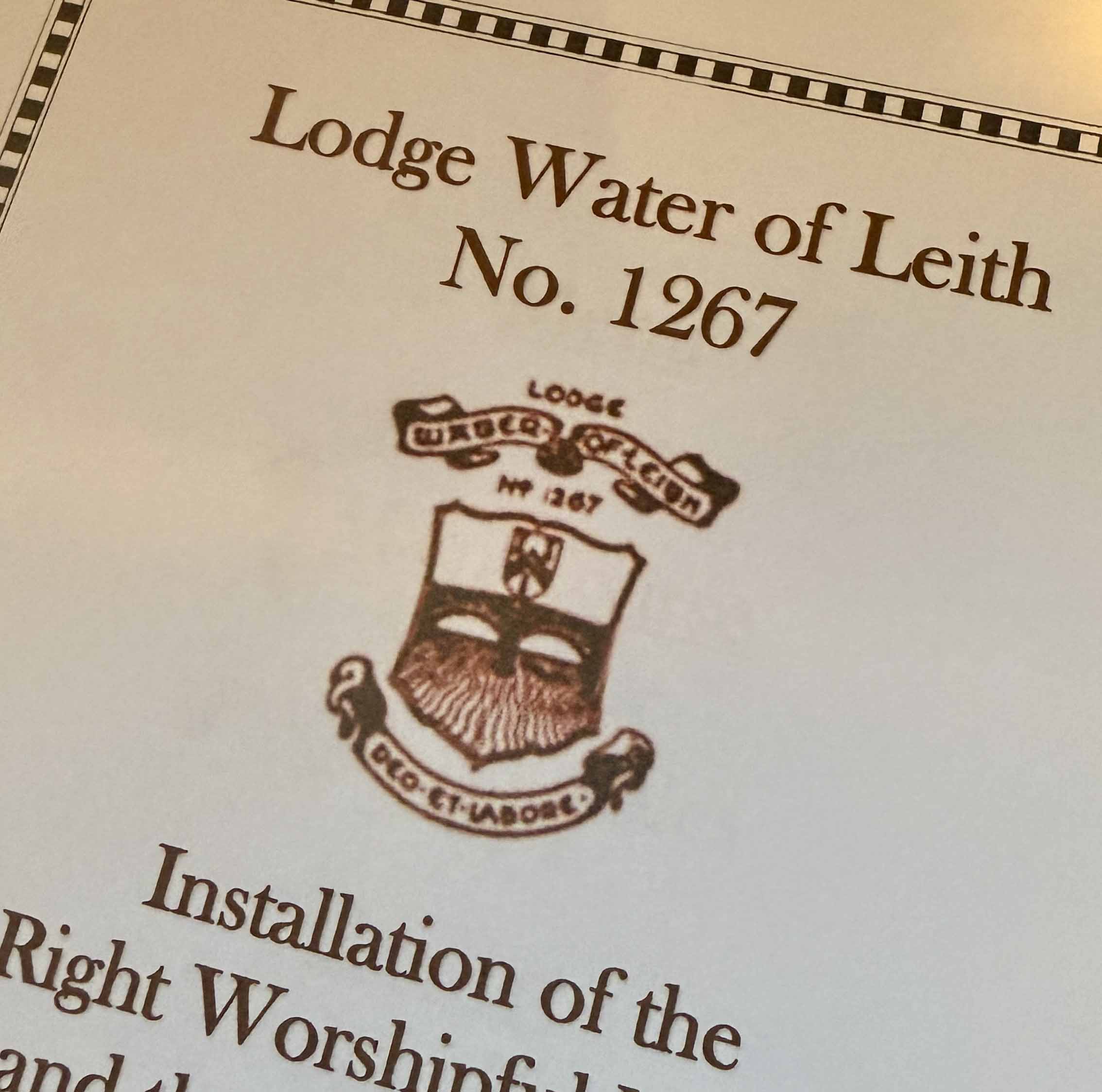 Photo of an old Water of Leith toast card
